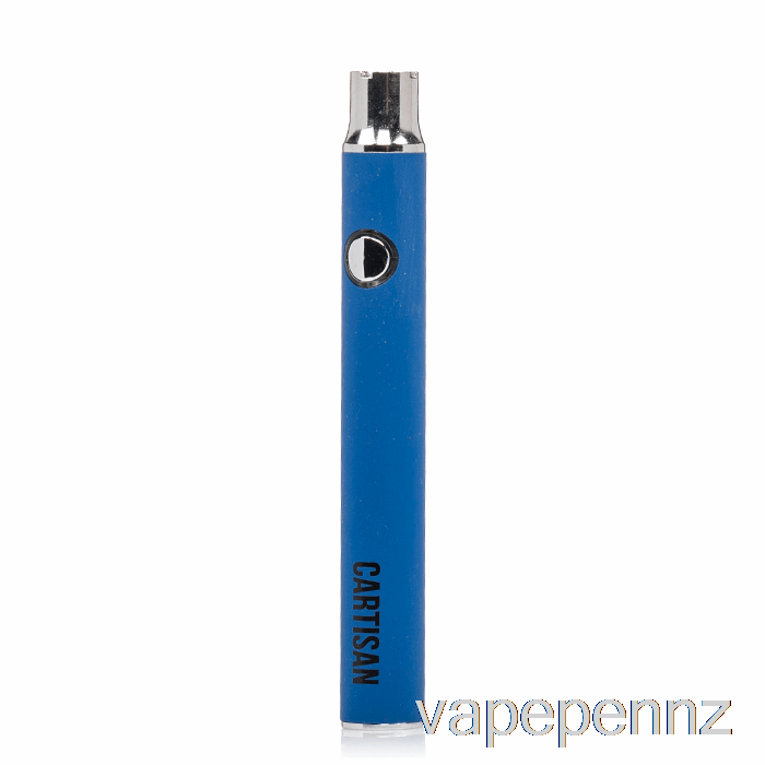 Cartisan Button VV 350 510 Battery Blue VAPE NZ